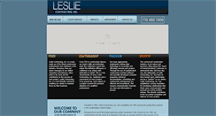 Desktop Screenshot of lesliecontracting.com